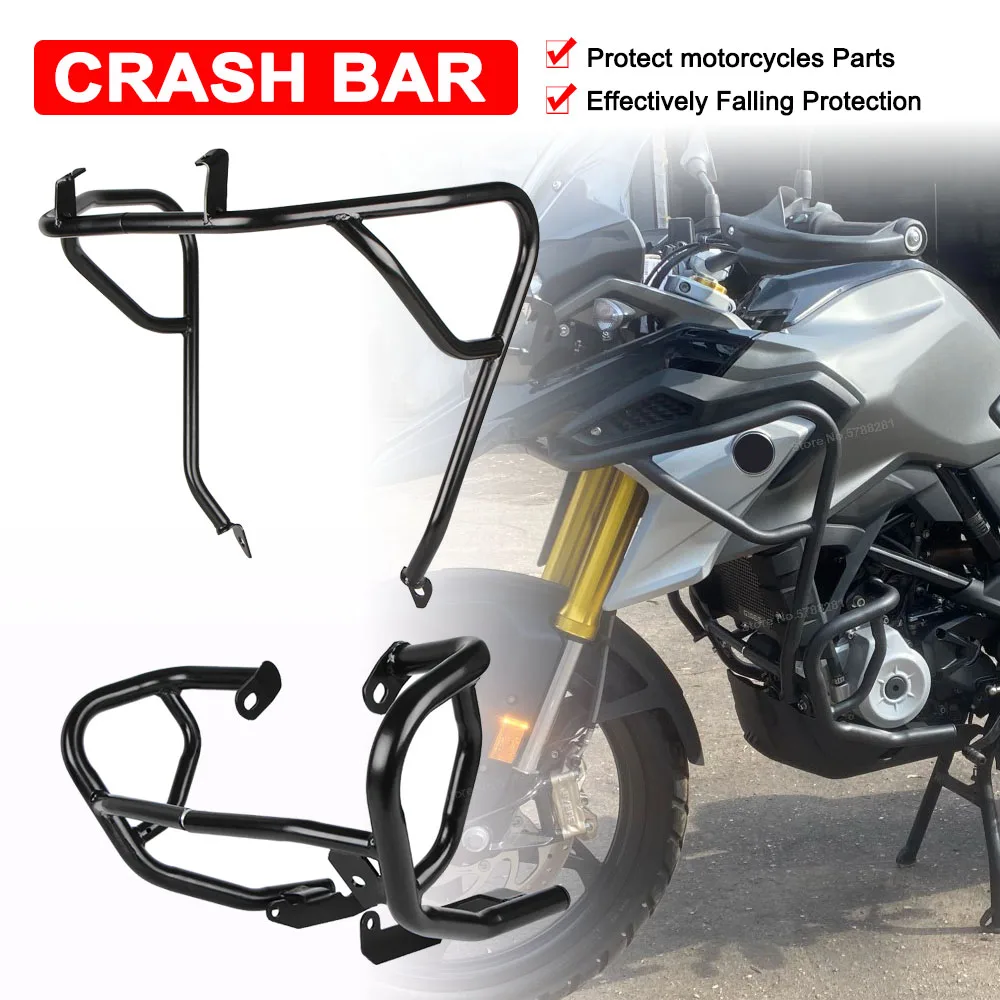 

Motorcycle Tank Guard Engine Crash Bar Protector Bumper For BMW G310GS 2017 2018 2019 2020 2021 G 310 GS Upper Lower Frame Cover