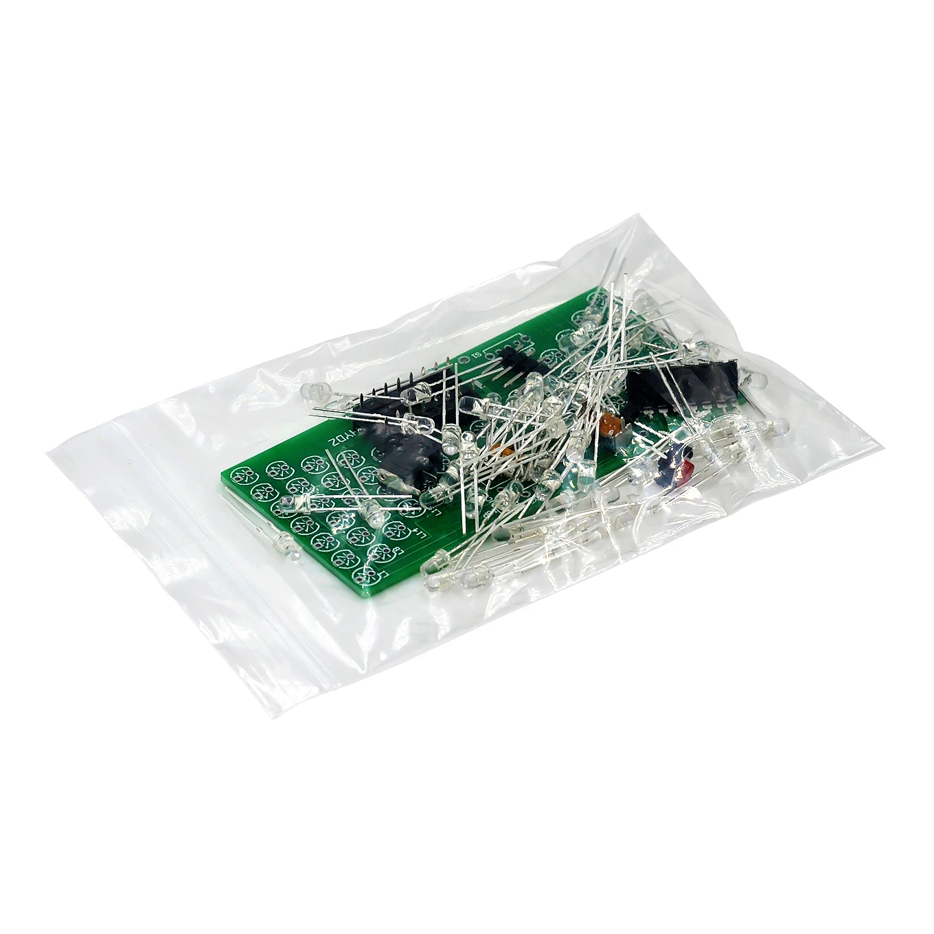 5V Electronic Hourglass DIY Kit Funny Electric Production Kits Precise With LED Lamps Double Layer PCB Board 84*40mm