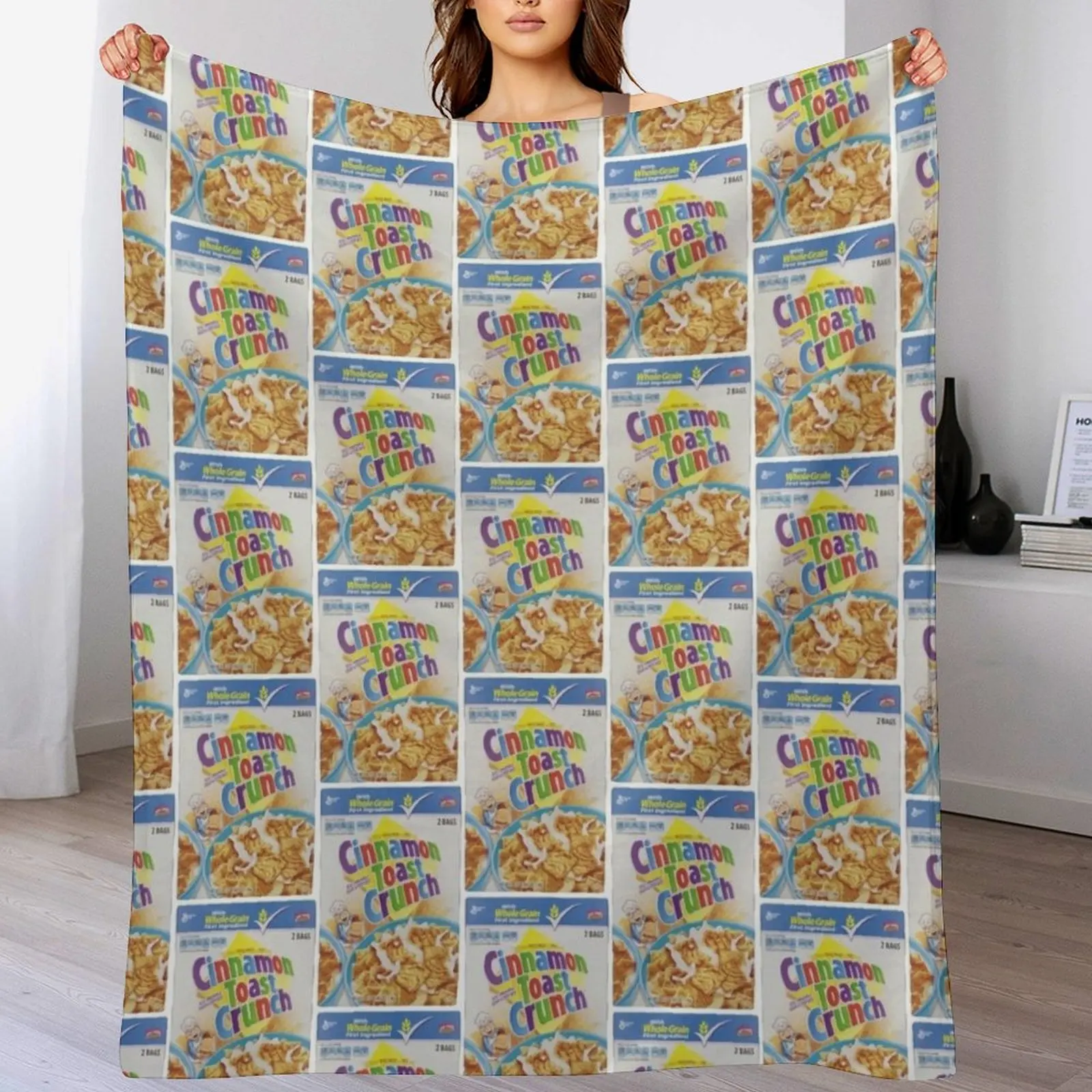 cinnamon toast crunch Throw Blanket Cute Kid'S Blankets