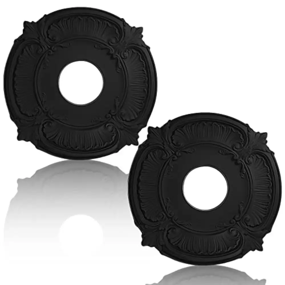 

Круглые потолочные медальоны: легкая установка, разборная конструкция, декоративная панель для люстры, элегантная отделка, разборный медальон