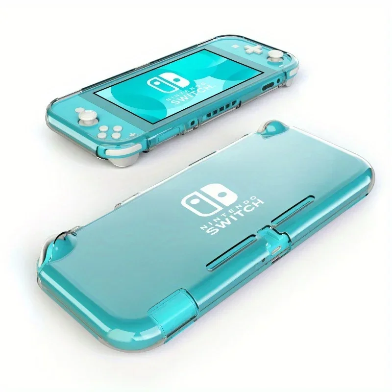 Transparent TPU Switch Lite Case - Shock-Absorbing Softshell Protector, and Crystal-Clear Console Case for Nintendo Switch Lite