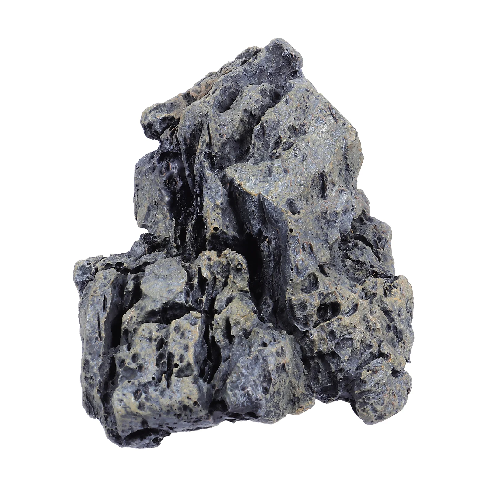 

Water Aquarium Stone Ornament Decor Resin Simulation Rock Landscape For Fish Tank Realistic Pond Cave Hideout Accessory