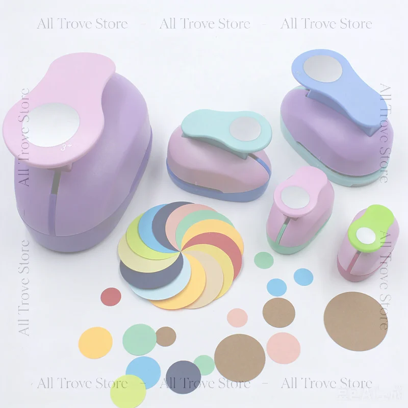 9/16/25mm Circle Round Hole Punch DIY Handmade Paper Scrapbooking Cutter Tool