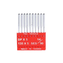 10pcs Taiwan TNC Needles DpX5 DP5 DP*5  9 10 11 12 14 Industrial Computer Embroidery Machine Needle