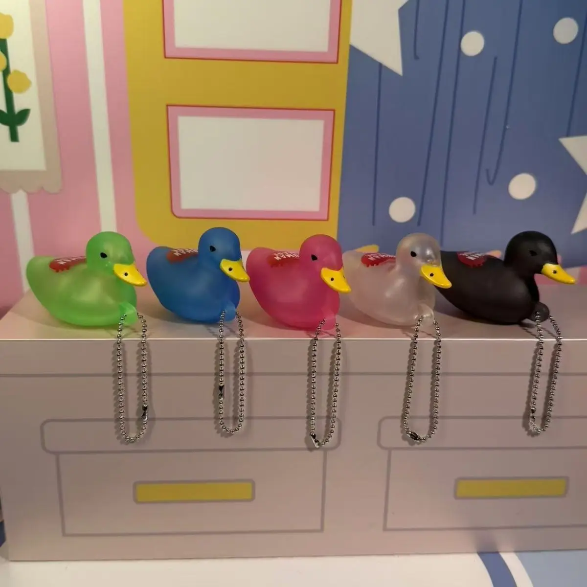 Human Made Duck Keyring Rubber Charm Colorful PVC Bag Charm Streetwear Gift