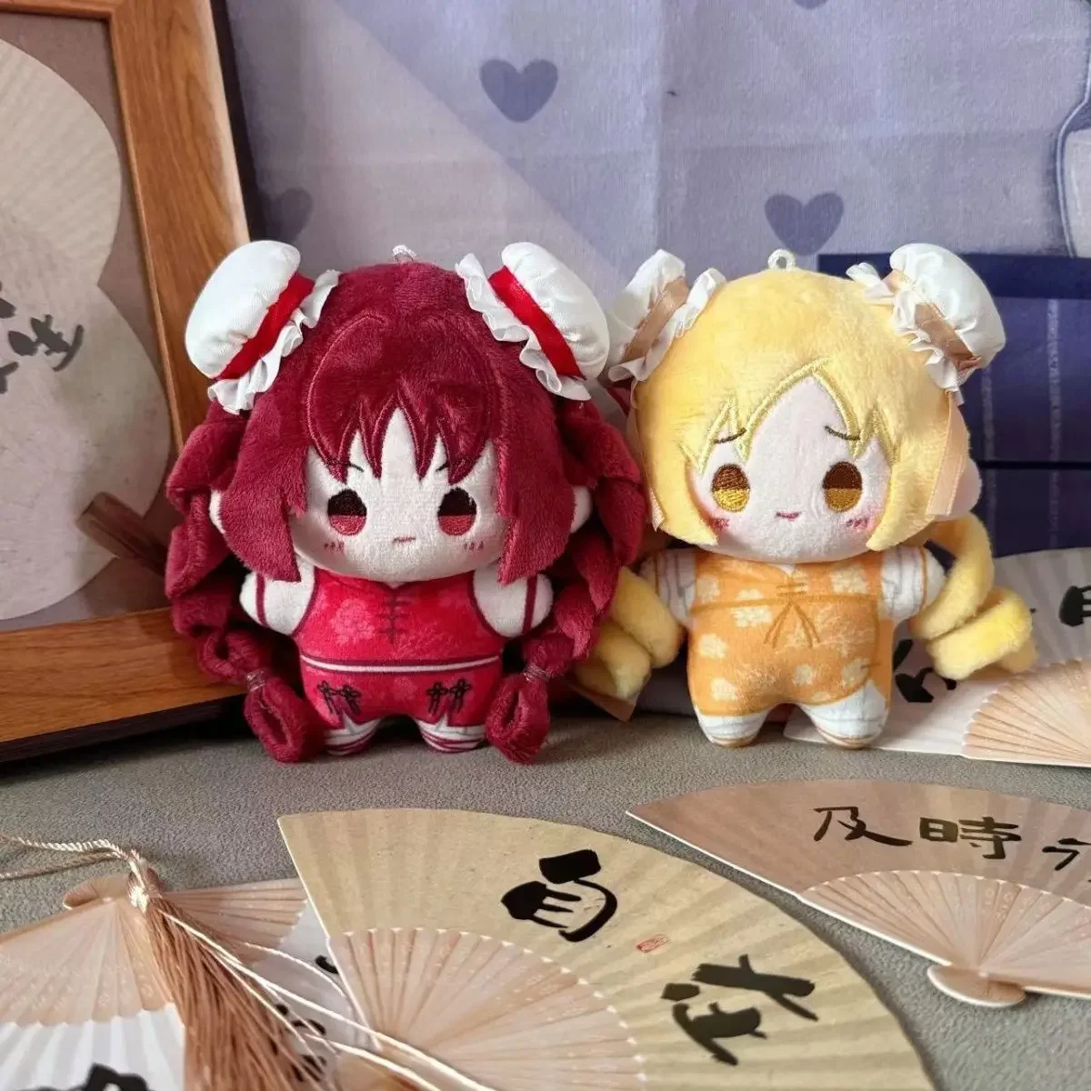 10cm Anime Puella Magi Madoka Magica Sakura Kyouko Kaname Madoka Plush Print Body Doll Dango Stuffed Toy Plushie Pendant