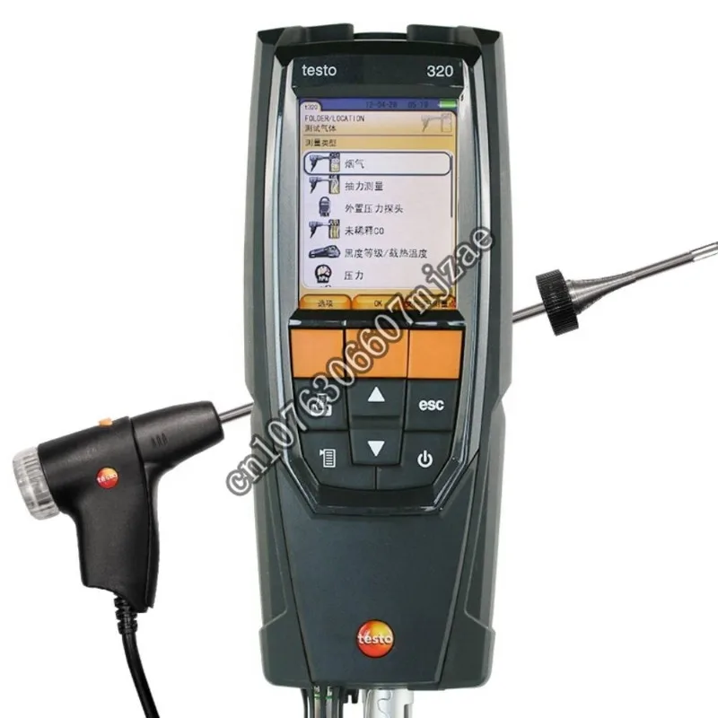 

testo 320 Order-Nr. 0563 3220 75 flue gas analyzer for CO , O2 and CO2 gas leakage detector