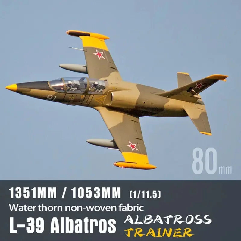 Hot items Freewing 80mm L39 Albatross EDF Jet Electric Remote Control Model Aircraft High Performance Fixed Wing RC Plane