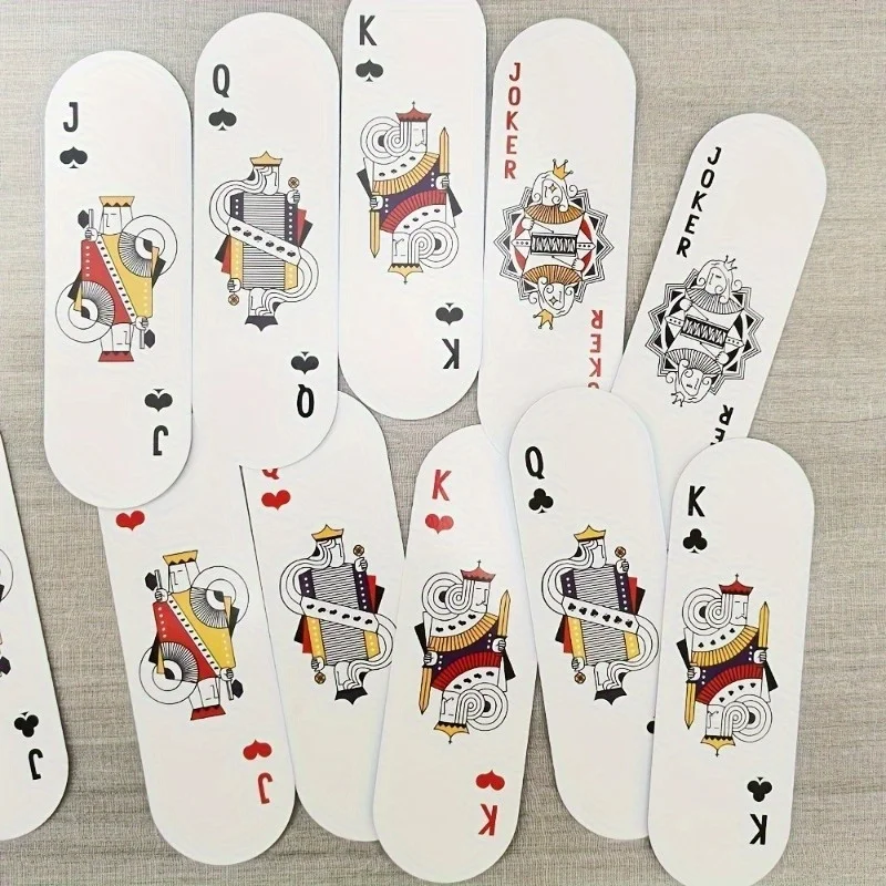 A Creative Long Card Game-Easy To Grip Design Paper Material Multiple Colors Suitable for Family Gatherings and Party Games