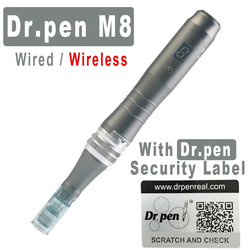 Dr.Pen M8 Derma Pen Ultima-M8 Microneedling Machine For Mesotherapy Skin Care Scar Acne Marks MTS Hair Regrowth Beard Growth