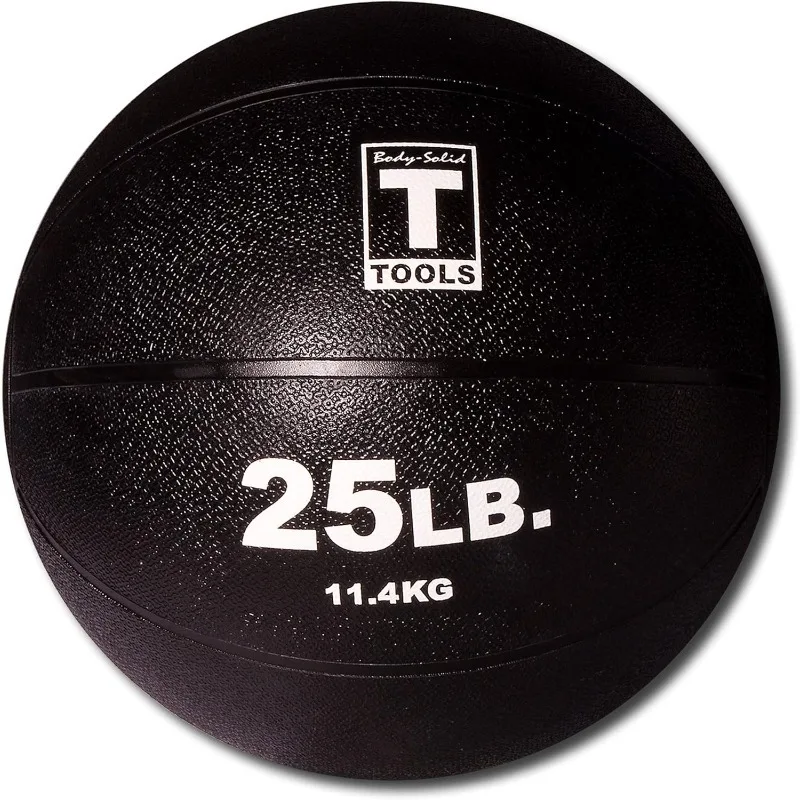 

Body-Solid Rubber Medicine Ball - Superior Grip, Textured Surface, Adjustable Air Pressure Fitness Balls - Ideal for Cardio and
