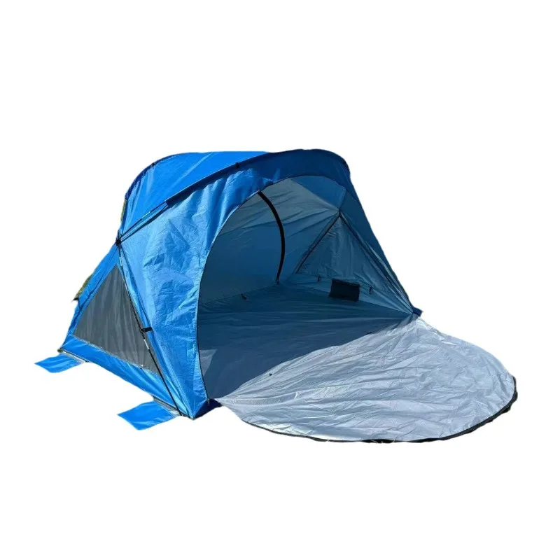 

Portable Outdoor Beach Sunscreen Shade Shade Outdoor Fishing Camping Beach Double Zipper Door Tent with Window