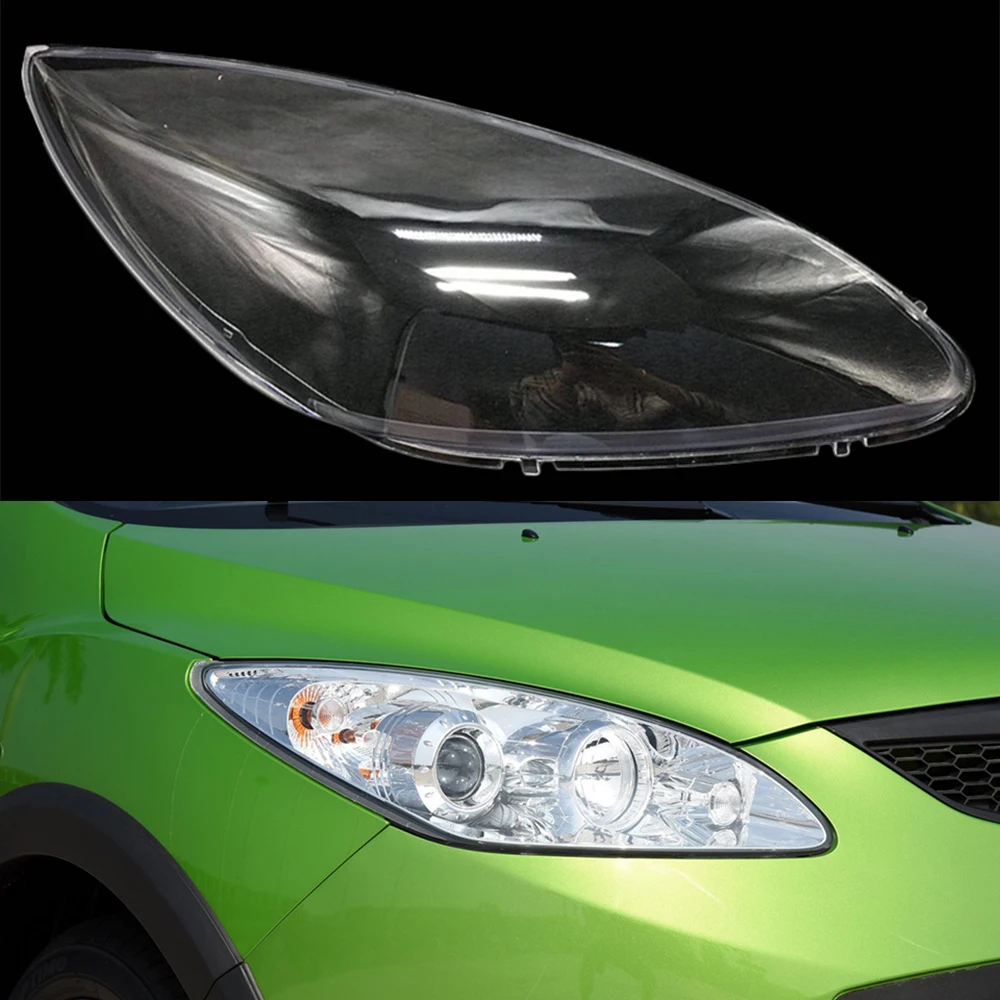 

For Haima 2 Cupit 2010-2016 Car Headlight Cover Lens Glass Shell Front Headlamp Caps Transparent Lampshade Auto Light Lamp Case