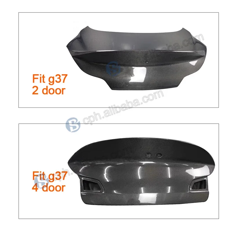 Auto Parts 3K Twill Honeycomb Rear Carbon Trunk For Infiniti G37 Coupe Sedan 2009-2013