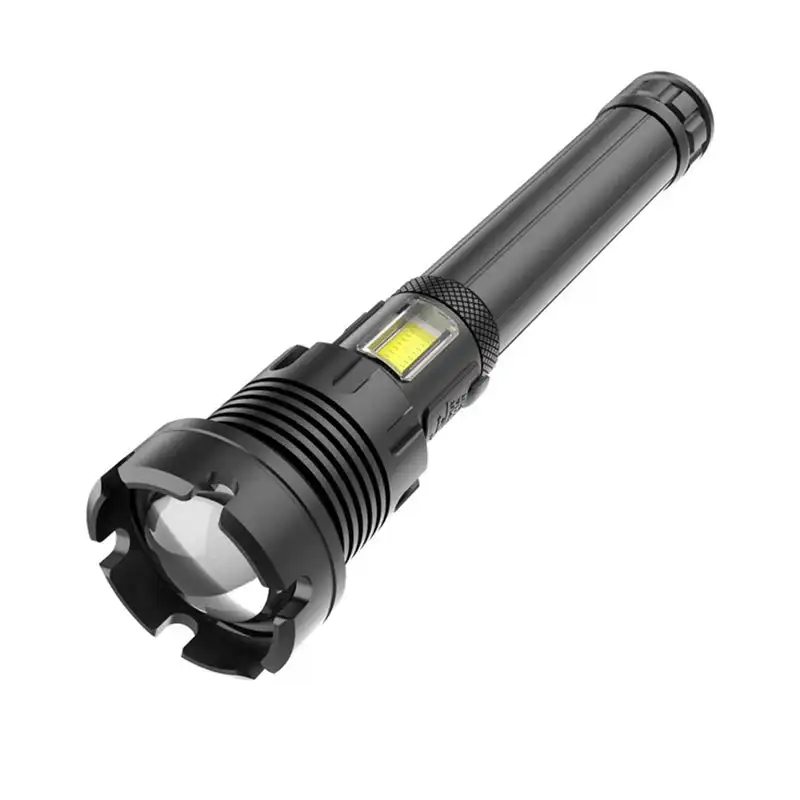 XHP90 LED Rechargeable Tactical Laser Flashlight IPX6 Waterpoof Climbing Camping Working Hunting EDC Flashlight USB Power Bank