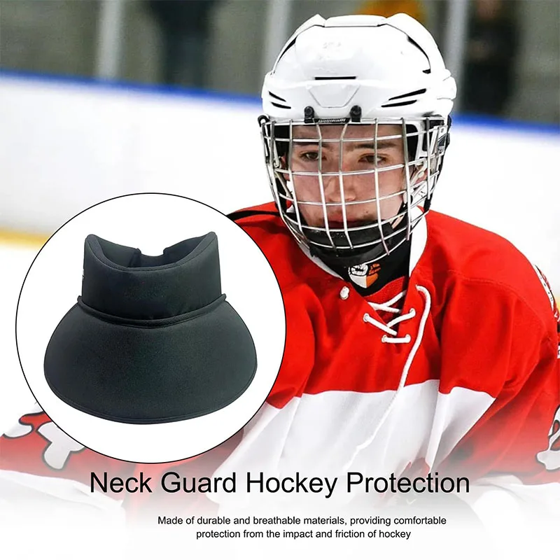 

Shockproof Hockey Neck Warmer Guard Collarbone Guard Breathable Neck Gaiter for Cervical Guard Inline Hockey Extreme Sports