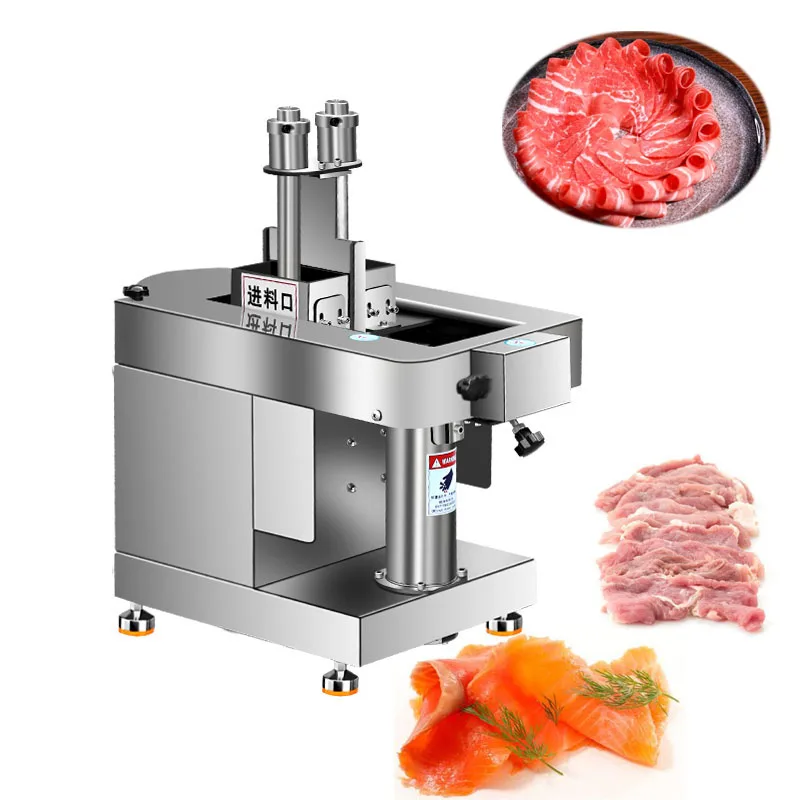 

Stainless Steel Meat Slicer Fully Automatic Commercial Cut Sliced Frozen Fresh Meat Slicer Machine