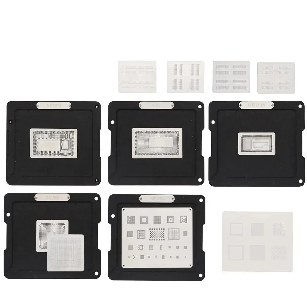 ds 908 pc laptop reballing jig with stencils For laptop CPU GPU PCH SMC RAM VRAM and CD3215