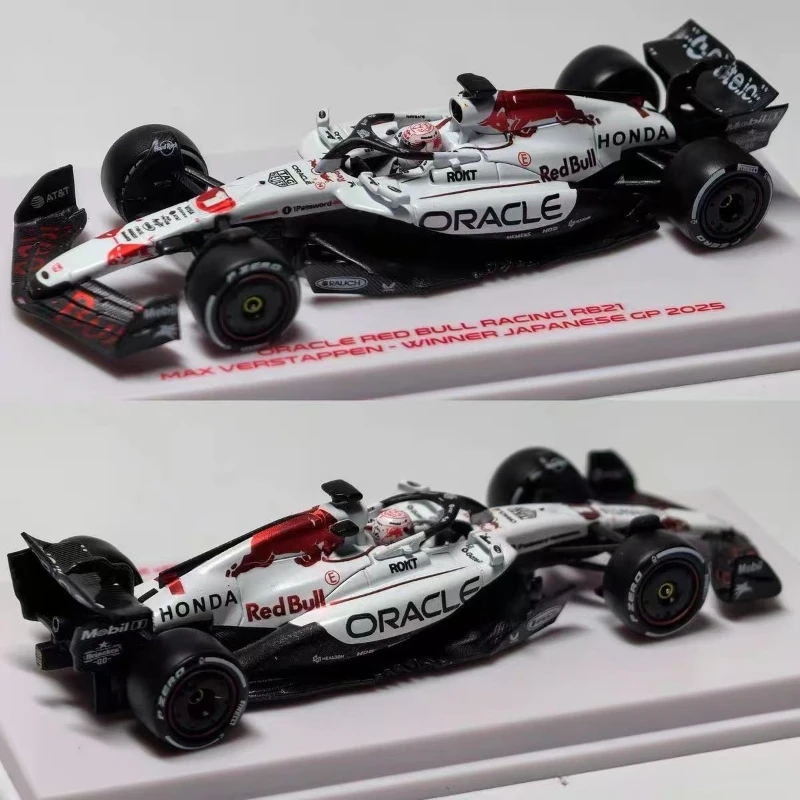 

MINICHAMPS 1:64 Red Bull Racing RB21 White Bull Verstappen Japan Championship alloy die-cast car model
