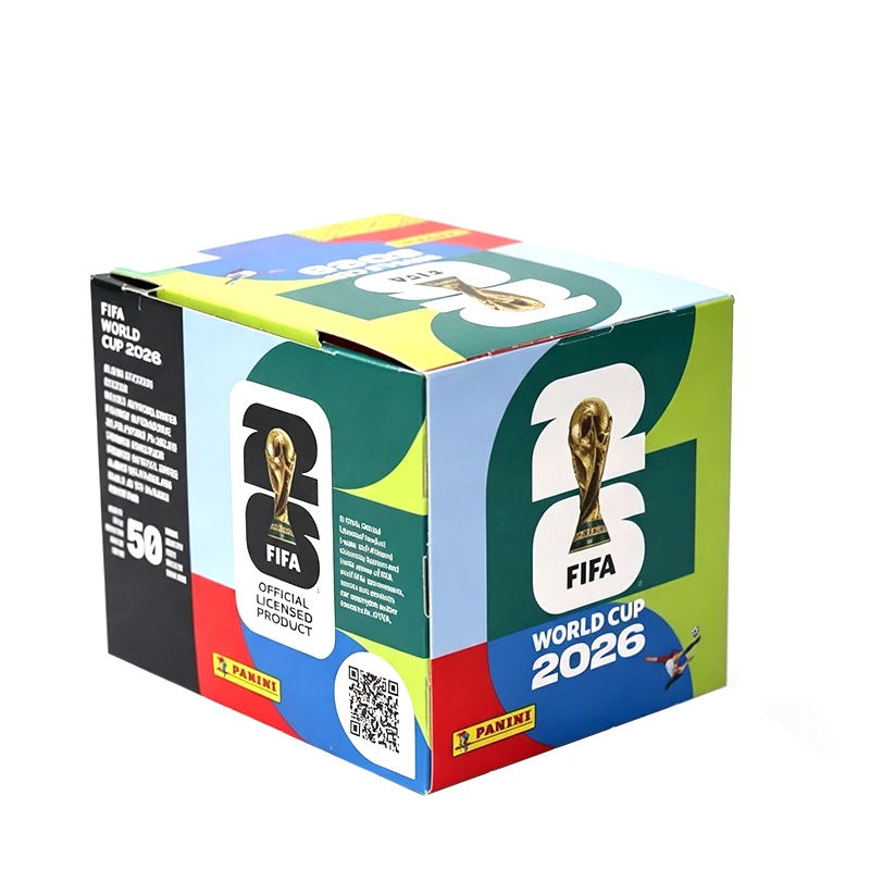 Heiße Original 2026 FIFA World Cup Panini Aufkleber Internationale Version Seltene Sammlung Fußball-Fan-Souvenir Geschenk