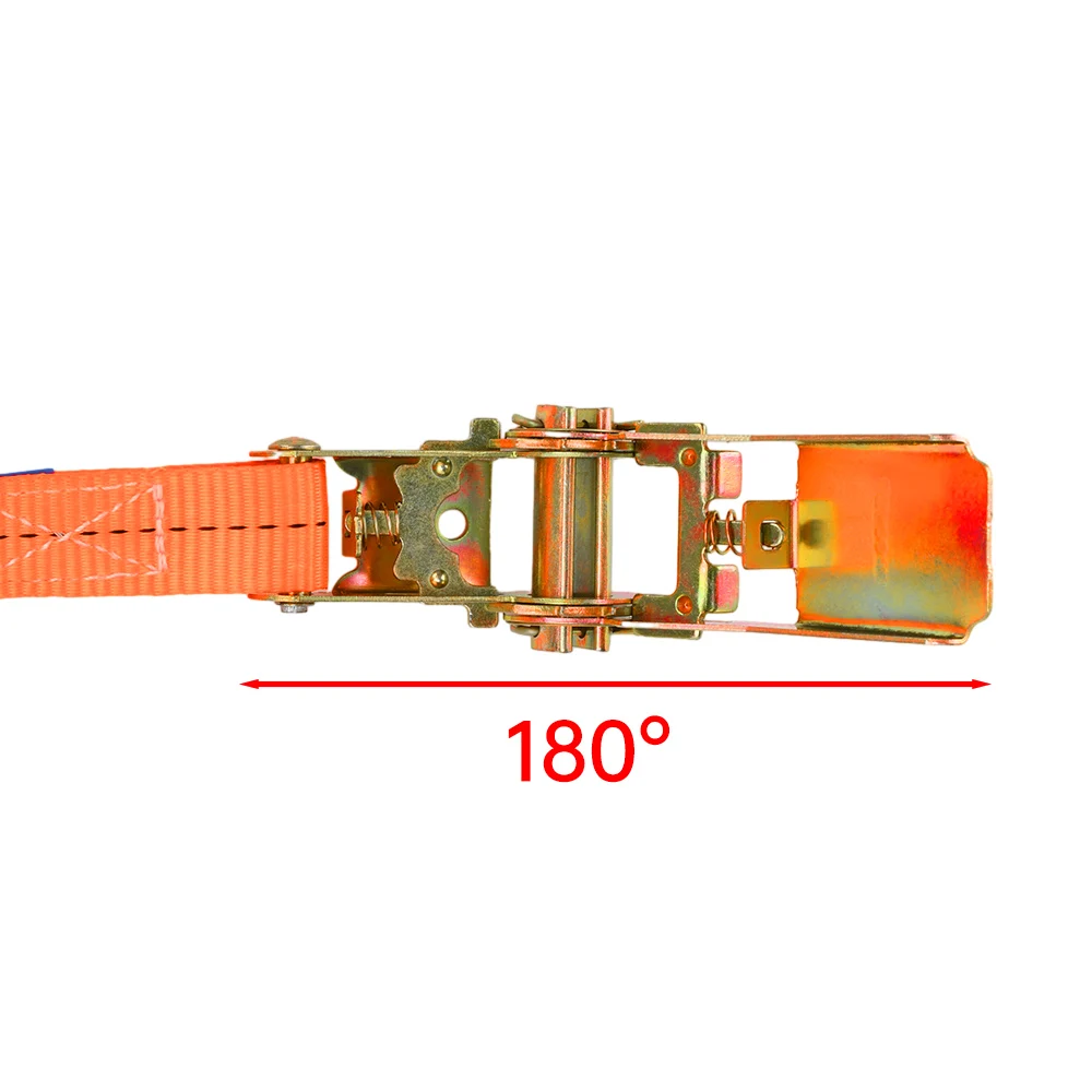 Sangles de chargement avec boucle en métal robuste, pour voiture et camion, ceinture à cliquet solide pour sécuriser les bagages et le transport de marchandises