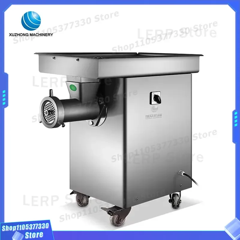 Commercial Electric Meat Grinder Stainless Steel Industrial Grade Heavy Duty Food Processor for Restaurant Kitchen Use High