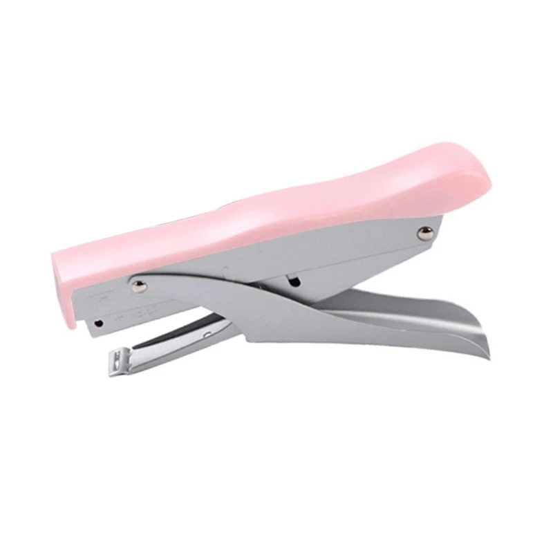 Handheld Stapler 10 Sheet Capacity Desk Stapler Heavy Duty Stapler Ergonomic Grip Labor-Saving Stapler Stapling Machine