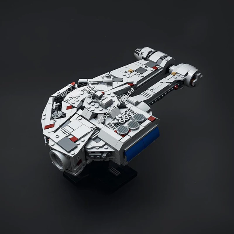 883 pièces Star Battle Dash Rendar's Outrider vaisseau spatial modèle Moc blocs de construction empilage jouets éducatifs créatifs cadeau de noël