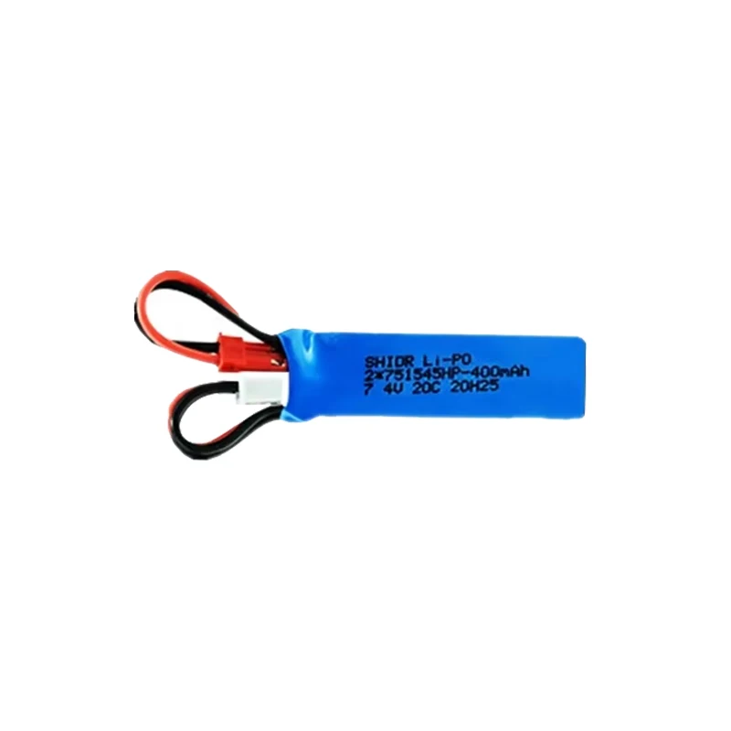 For Weili P929 P939 K979 K989 K999 K969 Remote Control Car 7.4V 400mAh Lithium Battery JST Plug Battery