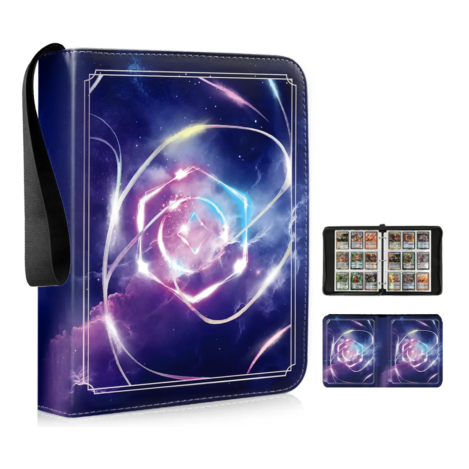 

Best Price 900 Pockets Card Holder Leather waterproof Portable Design Zipper Album TCG MTG Anime Game Card Collection Album Gift