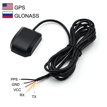 UART TTL niveau bricolage 5 broches double mode PPS GPS GLONASS Module récepteur d'antenne NMEA0183 9600 5V 1HZ étanche IP67