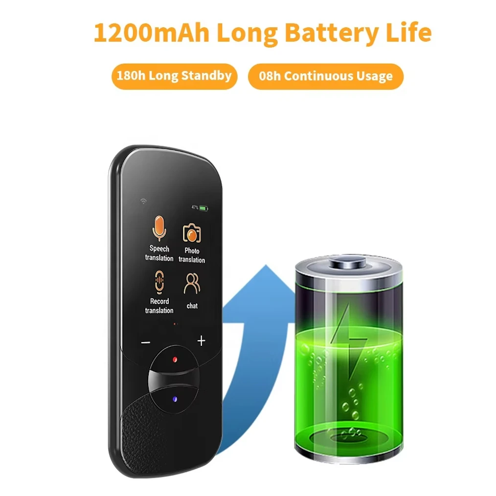 عرض ساخن لعام 2025 جهاز مترجم T11 106 لغة قاموس إلكتروني ذكي في الوقت الحقيقي مترجم صوتي فوري عبر الإنترنت