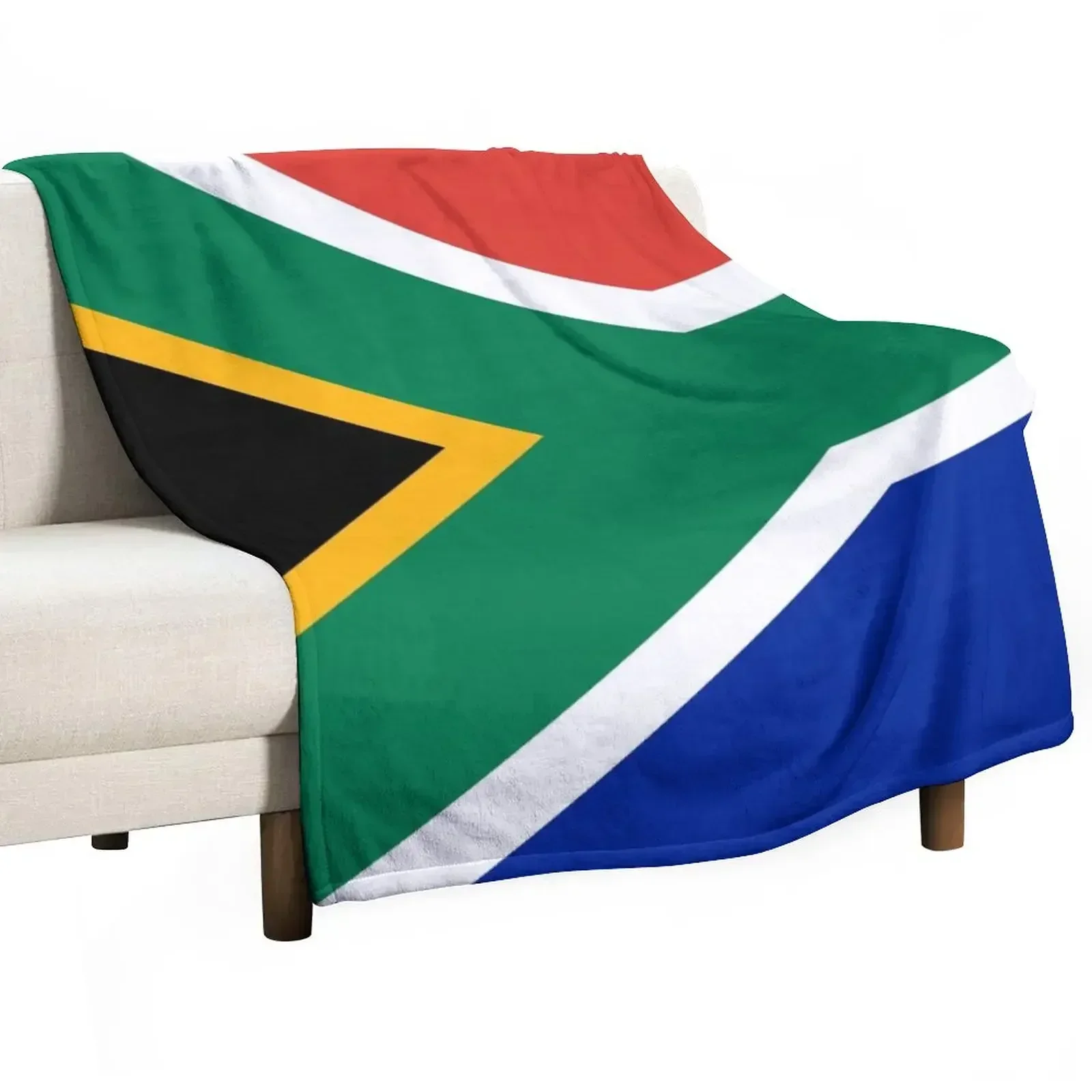 South African Flag Throw Blanket Cozy Warm Blanket for Bed Room Decor