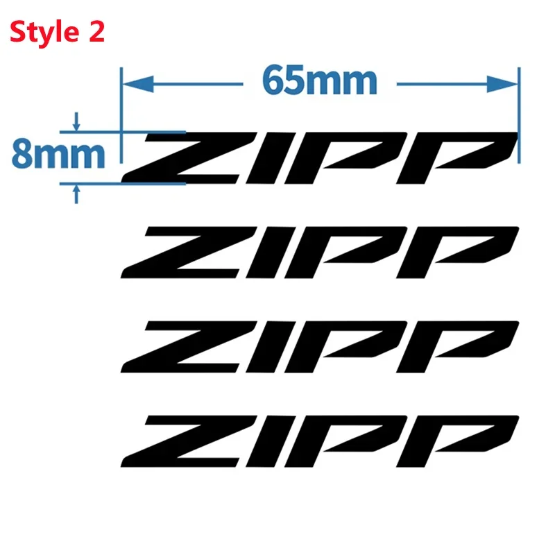 Bicycle Front And Rear Hubs Decals for ZIPP MTB Road Bike Vinyl Waterproof Antifade Sunscreen Wheels Hubs Stickers