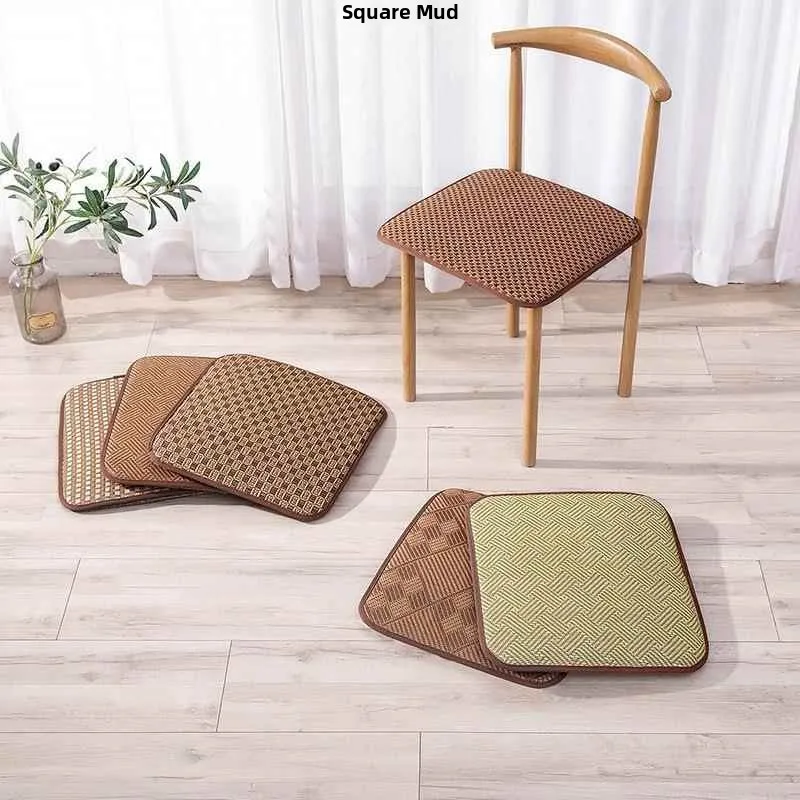 Summer Cool Pad Wicker Mat Dining Chair Pad Game Room Chair Pad Student Stool Pad Car  Pad  Home Health Care
