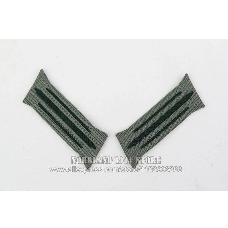 Reproduction Cosplay M38 and M40 General Issue Collar Tabs, Collar Litzen Nordland 1944