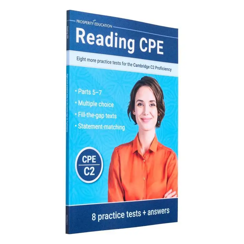 

Чтение CPE восемь более практических испытаний для исследования Cambridge C2 2023. Образование процветания 9781915654120