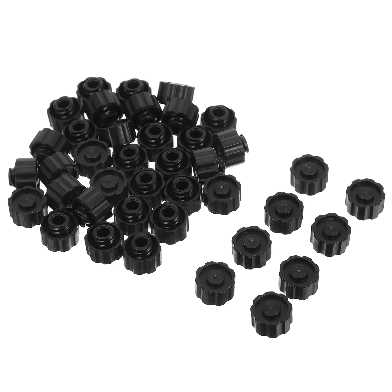 

40pcs Colostrom Plug Cap Storage Applicator Precision Tips Bottle Plastic Needle Mother Squeeze Glue Dispensing Lids