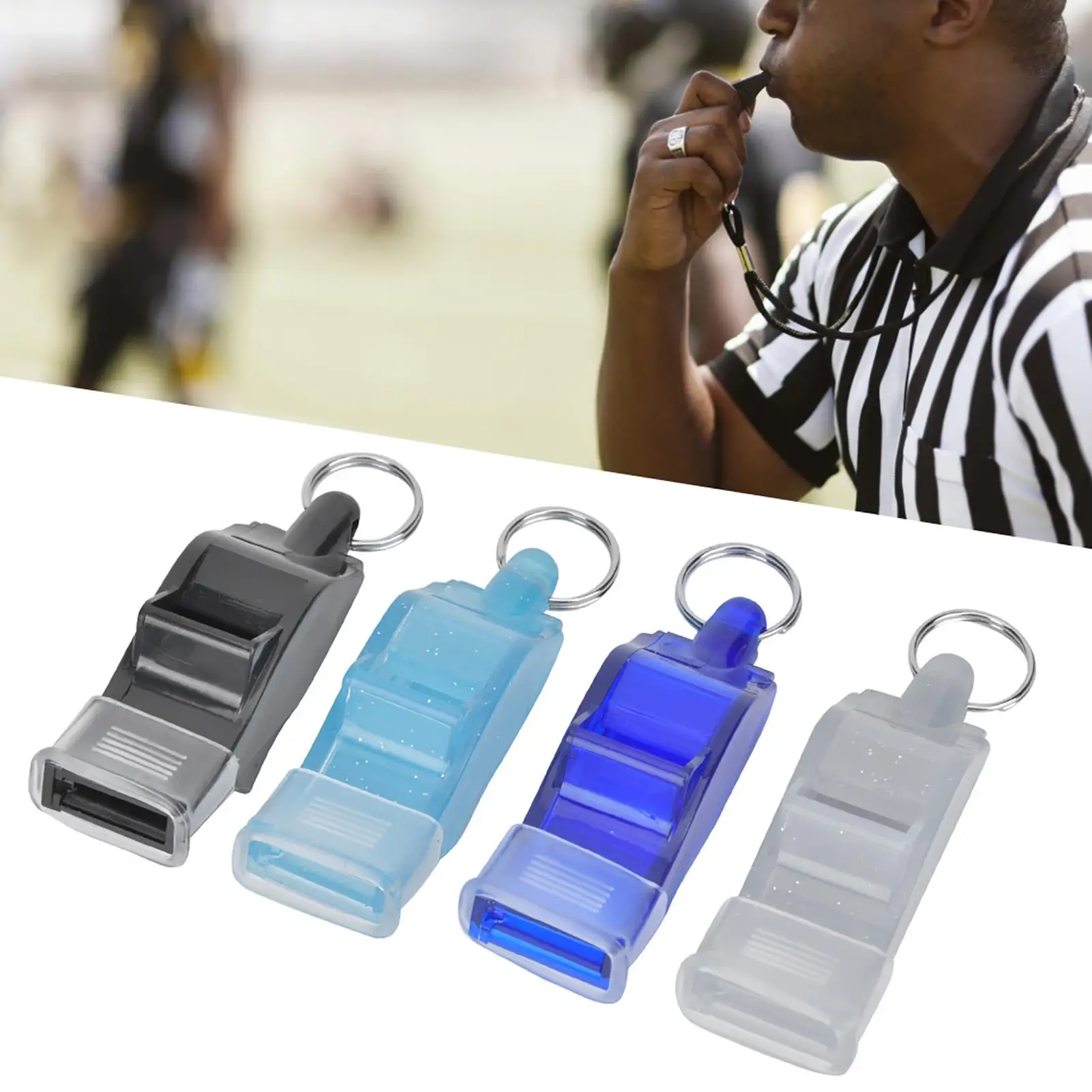 4PCS ABS Plastic Dolphin Whistle for Competition Referee - Big Sound, Ideal for Soccer and Basketball Game Calls