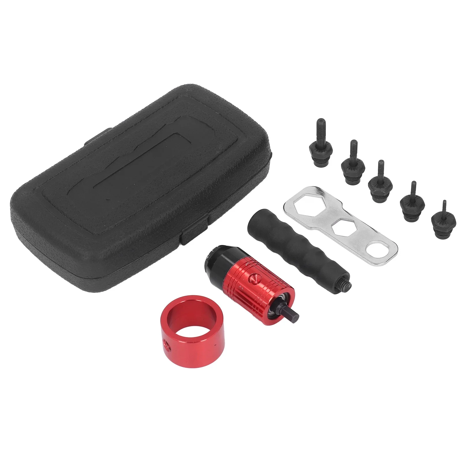 Manual Automatic Nut Gun Adapter Rivet Nut Drill Converter Attachment Tool Kit Clutch Type