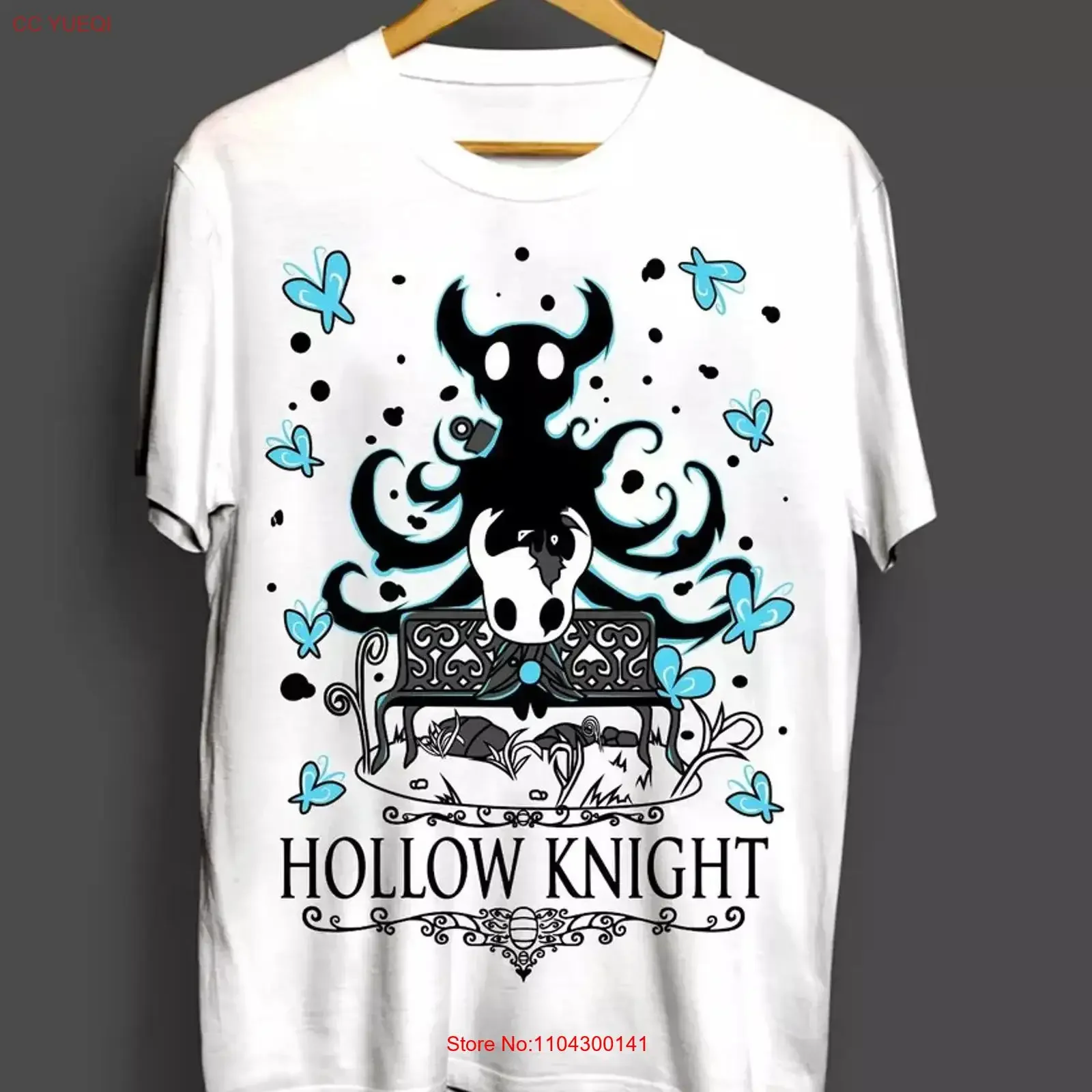 Hollow Knight Gaming T Shirt Indie Girl Top Best s White vintage Washed Top For Everyday Wear Versatile Breathable Stylish