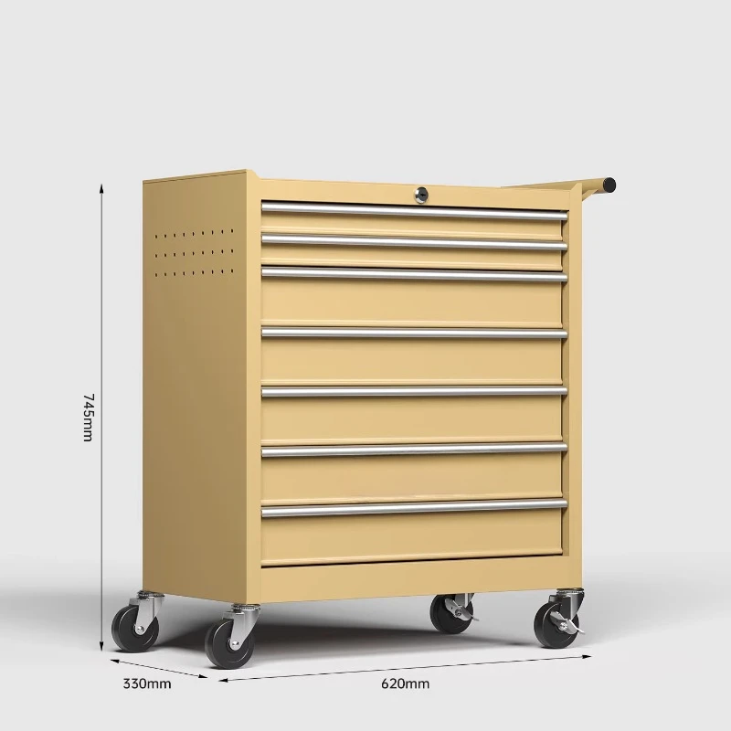 Jewelry storage cabinet, removable makeup storage cabinet, multi-drawer tool cart