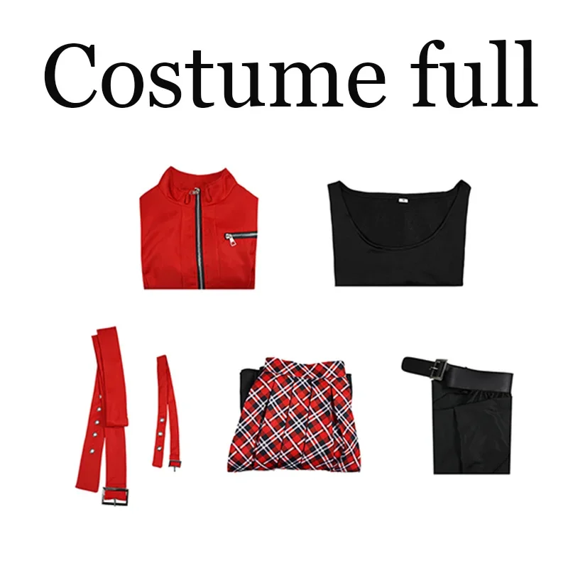 Anime Guilty Crown Cosplay Costume Yuzuriha Inori Cosplay Top Skirt Jacket Suits Uniform Halloween Costumes for Men Women