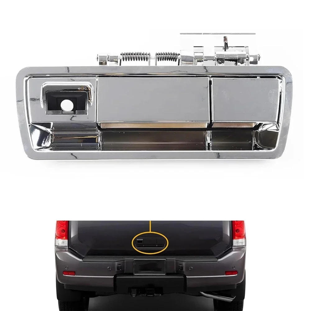 Car Rear Liftgate Outside Door Handle With Camera Hole For NISSAN For ARMADA 2004 2005 2006 2007 2008 2009 2010 11 12 13 14 2015