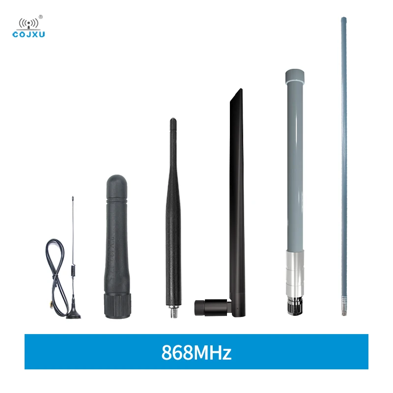 868MHz Antenna Series CDEBYTE Fiberglass Antenna 2-8dBi Rubber Antenna Sucker Antenna N Male Waterproof LoRa LoRaWan