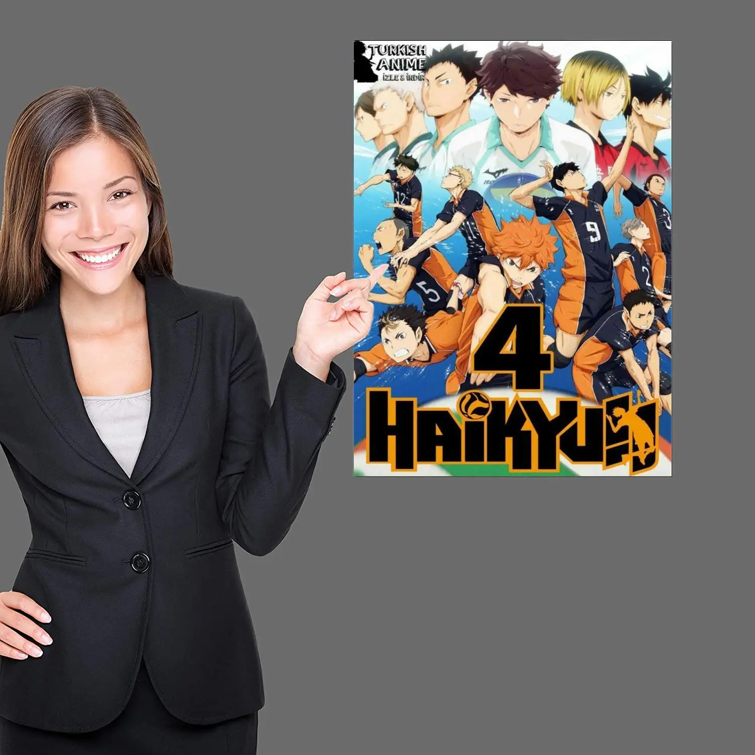 Haikyuu Karasuno Equipo de voleibol de escuela secundaria Shoyo Póster artístico en lienzo y arte de pared, familia moderna, decoración de dormitorio, carteles