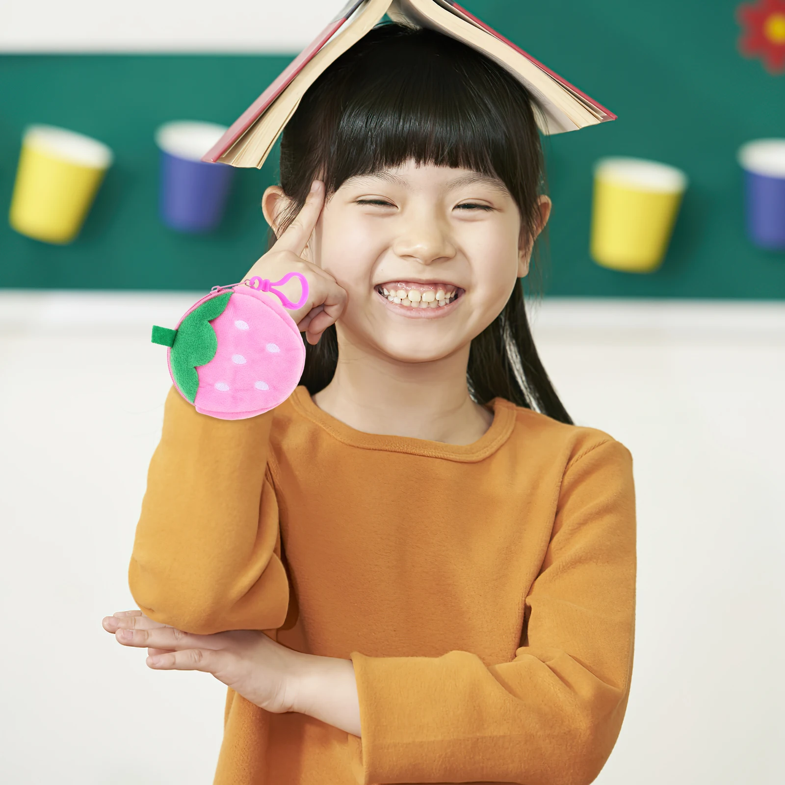 

2 Pcs Pop Ring Wrist Strap Strawberry Children's Snap Bracelets Fruit Slap Kids Luxury Wristband for Birthday