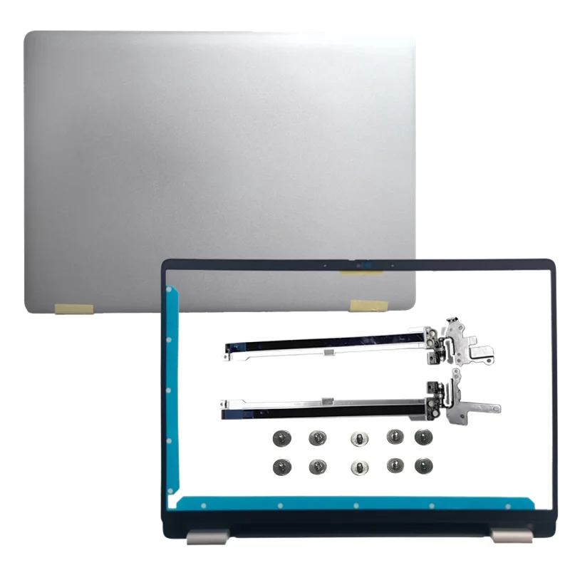 New For BOTTOMCASE® Pro 14 PC14250 PC14255 Laptop LCD Back Cover/Front Bezel/ LCD Hinges with Screws 0N85WC