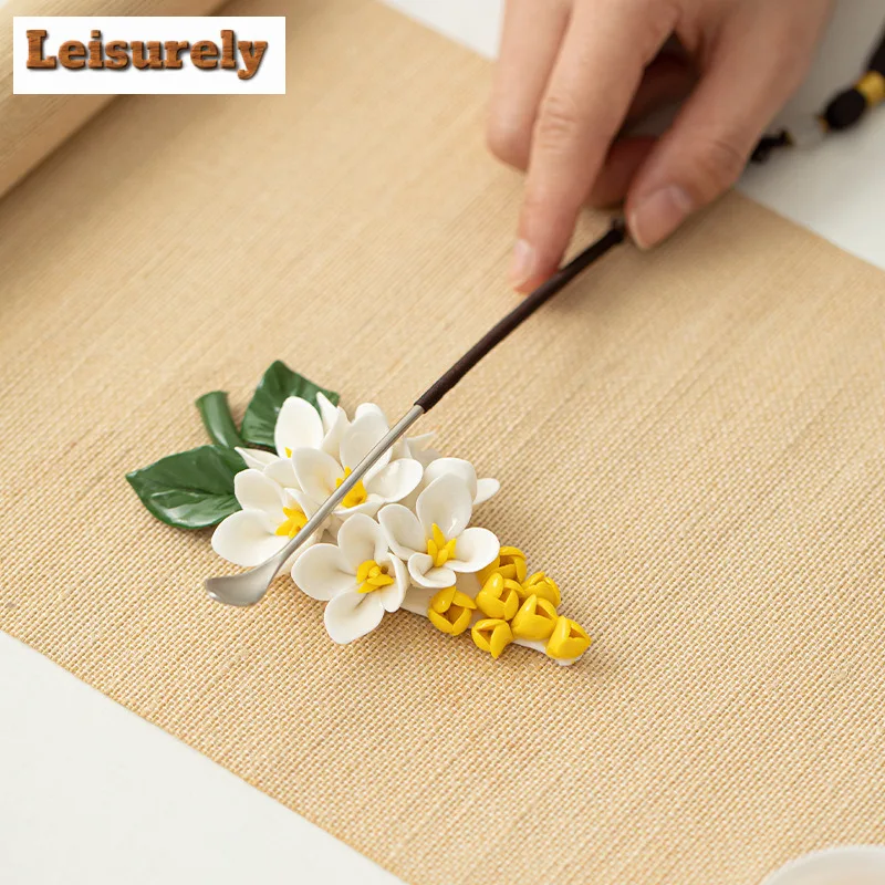 اليدوية قرصة أوسمانثوس حامل البخور نافورة الماء الديكور البخور المعلقات كوزكرات مبخرة لوازم اليوغا الحلي