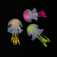 Silicone Fake Jellyfish Artificial Ornaments Aquarium Decoration Glowing  Fish Tank Landscaping Decoration Aquarium Accessories